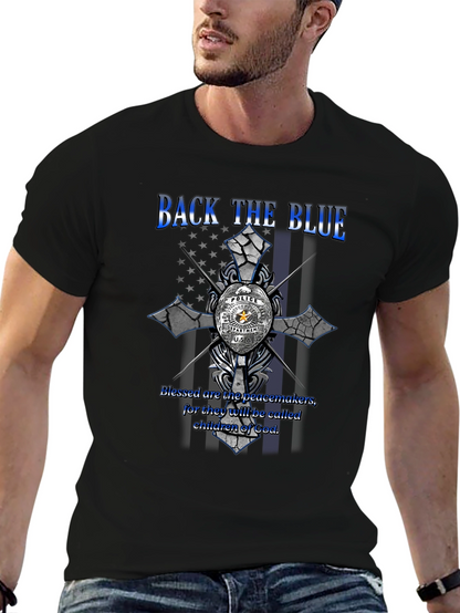 Back the Blue T-Shirt - Police Support