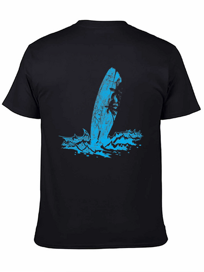Surfboard Graphic Tee - Black