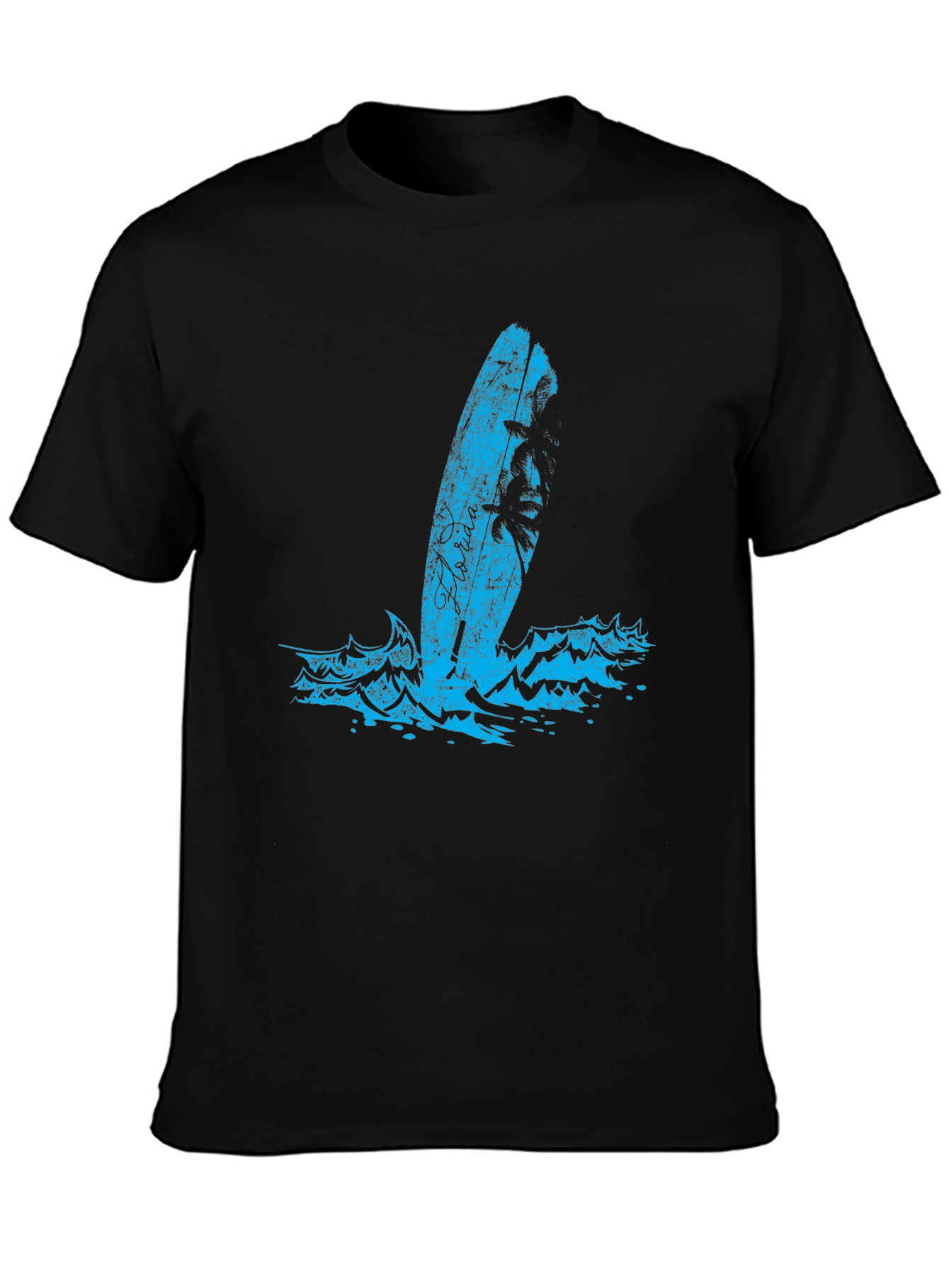 Surfboard Graphic Tee - Black