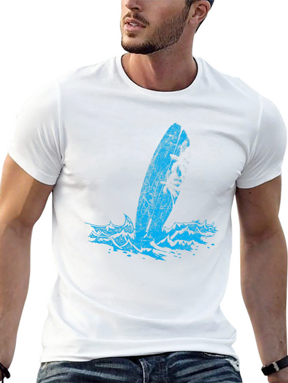 Surfboard Graphic Tee - Black