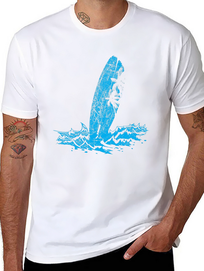 Surfboard Graphic Tee - Black