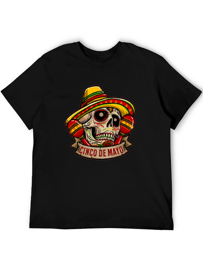 Cinco De Mayo Sugar Skull Graphic Tee