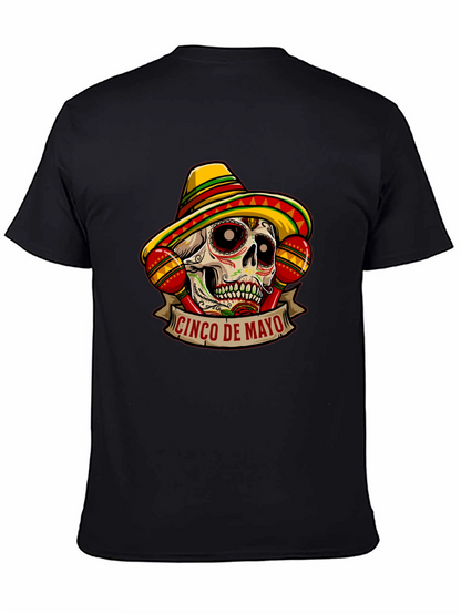 Cinco De Mayo Sugar Skull Graphic Tee