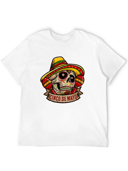 Cinco De Mayo Sugar Skull Graphic Tee