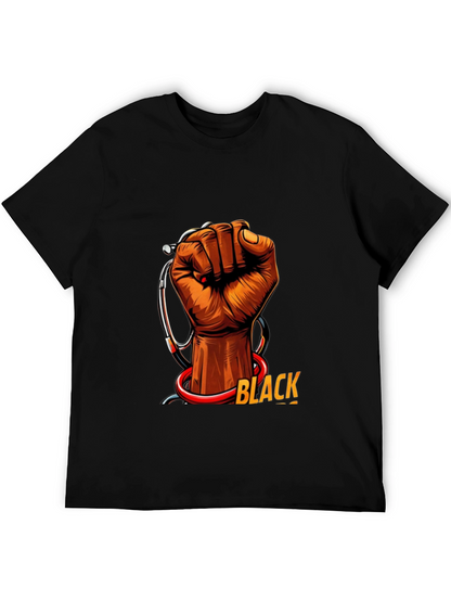 Black Health Provider Fist Graphic Tee