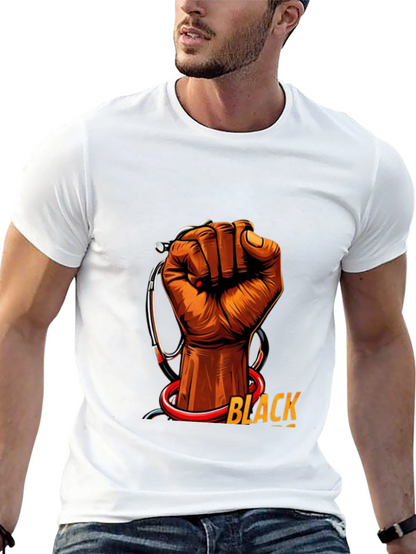 Black Health Provider Fist Graphic Tee