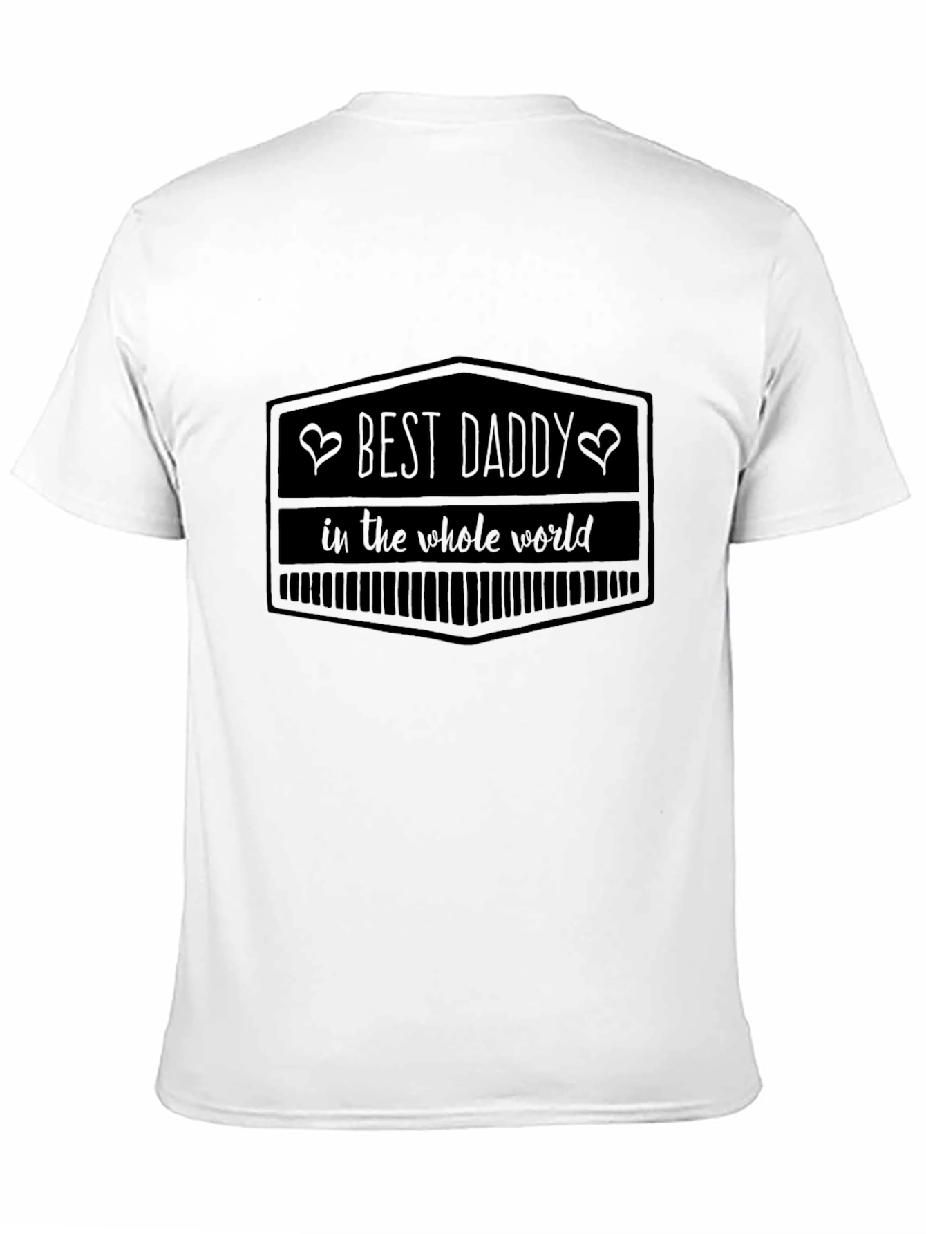 Best Daddy in the World Black Graphic Tee