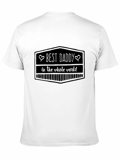 Best Daddy in the World Black Graphic Tee