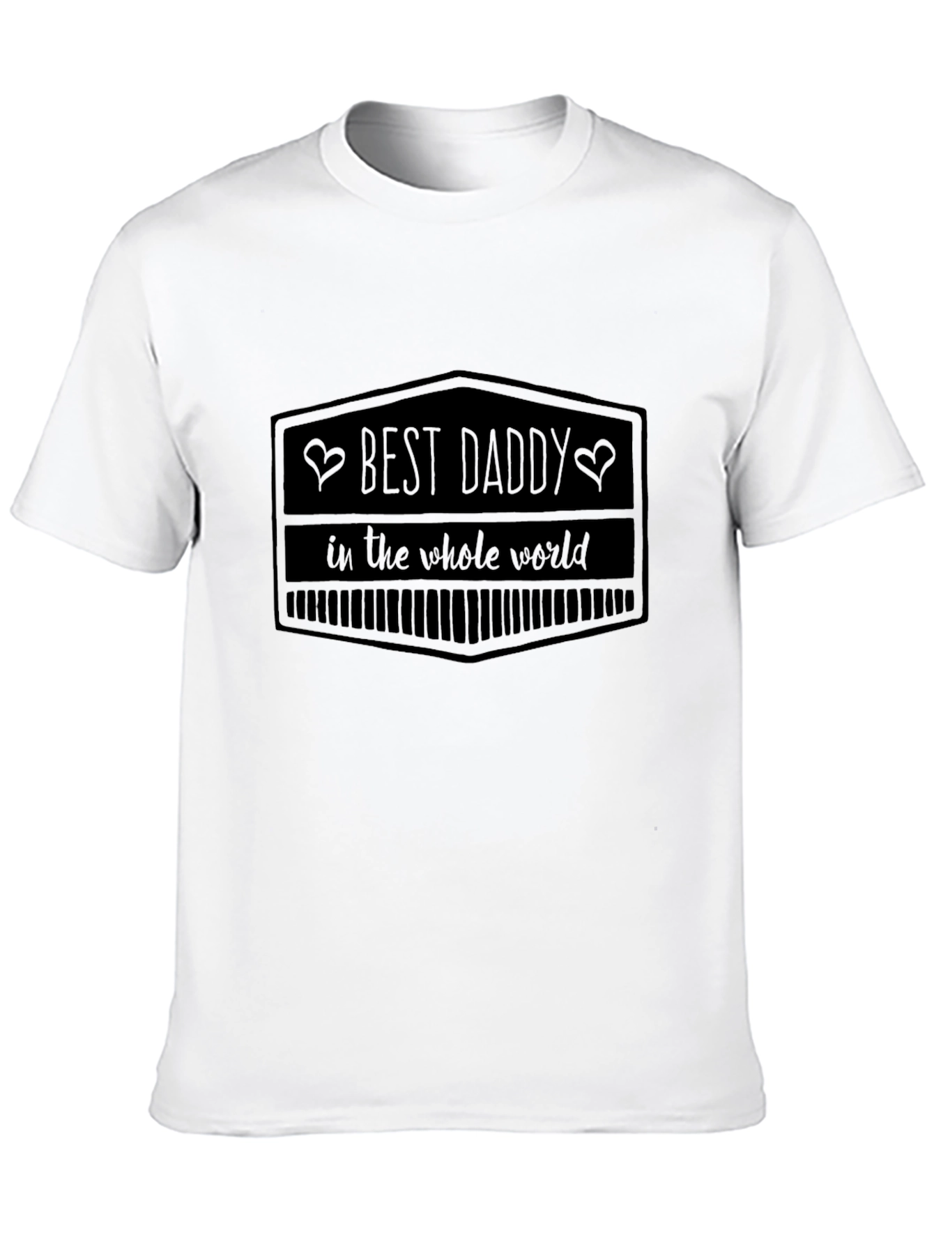 Best Daddy in the World Black Graphic Tee