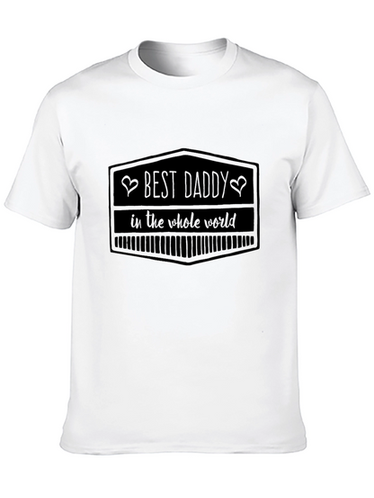 Best Daddy in the World Black Graphic Tee