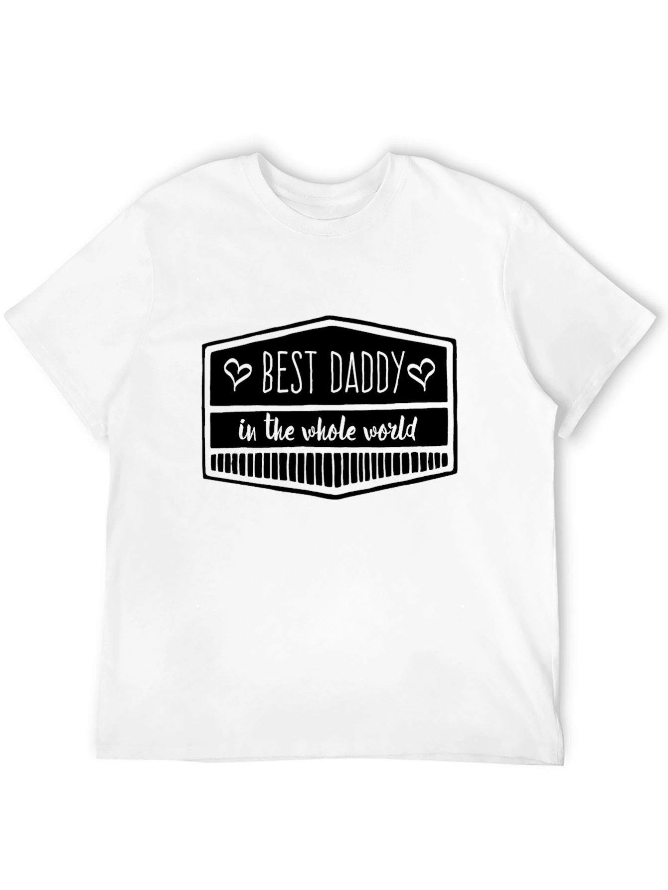 Best Daddy in the World Black Graphic Tee