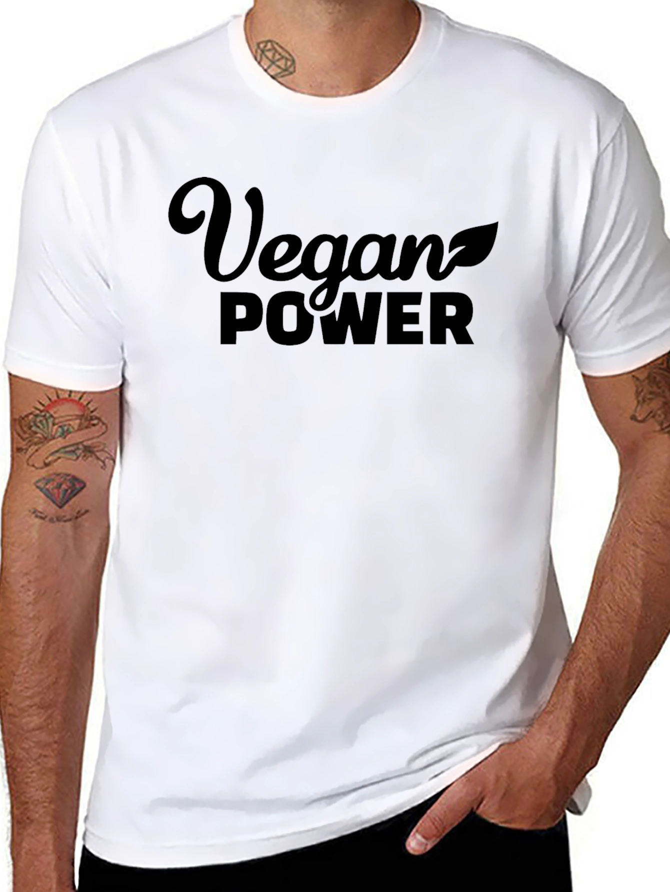Vegan Power T-Shirt - Black