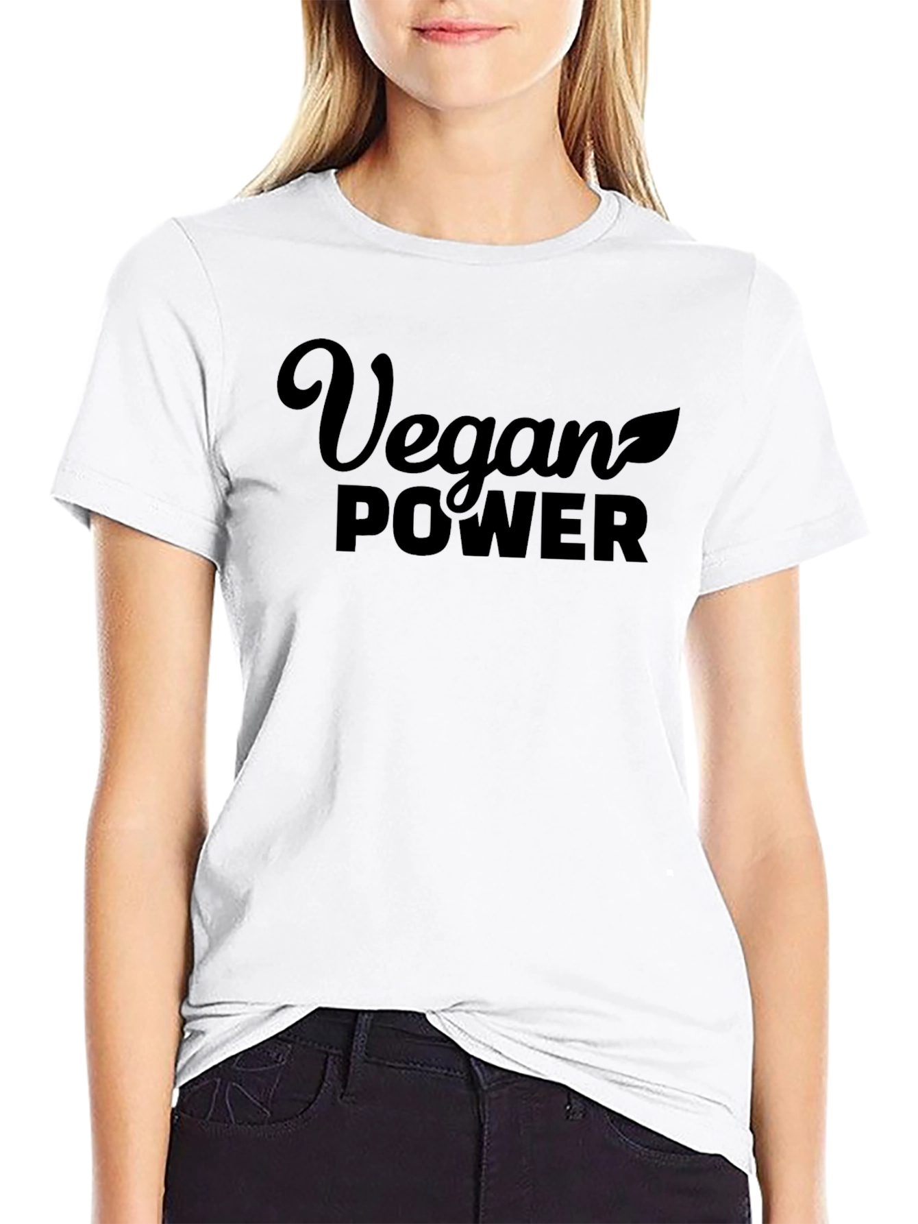 Vegan Power T-Shirt - Black