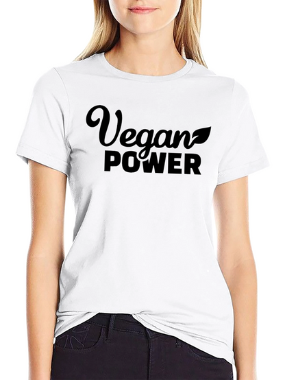 Vegan Power T-Shirt - Black