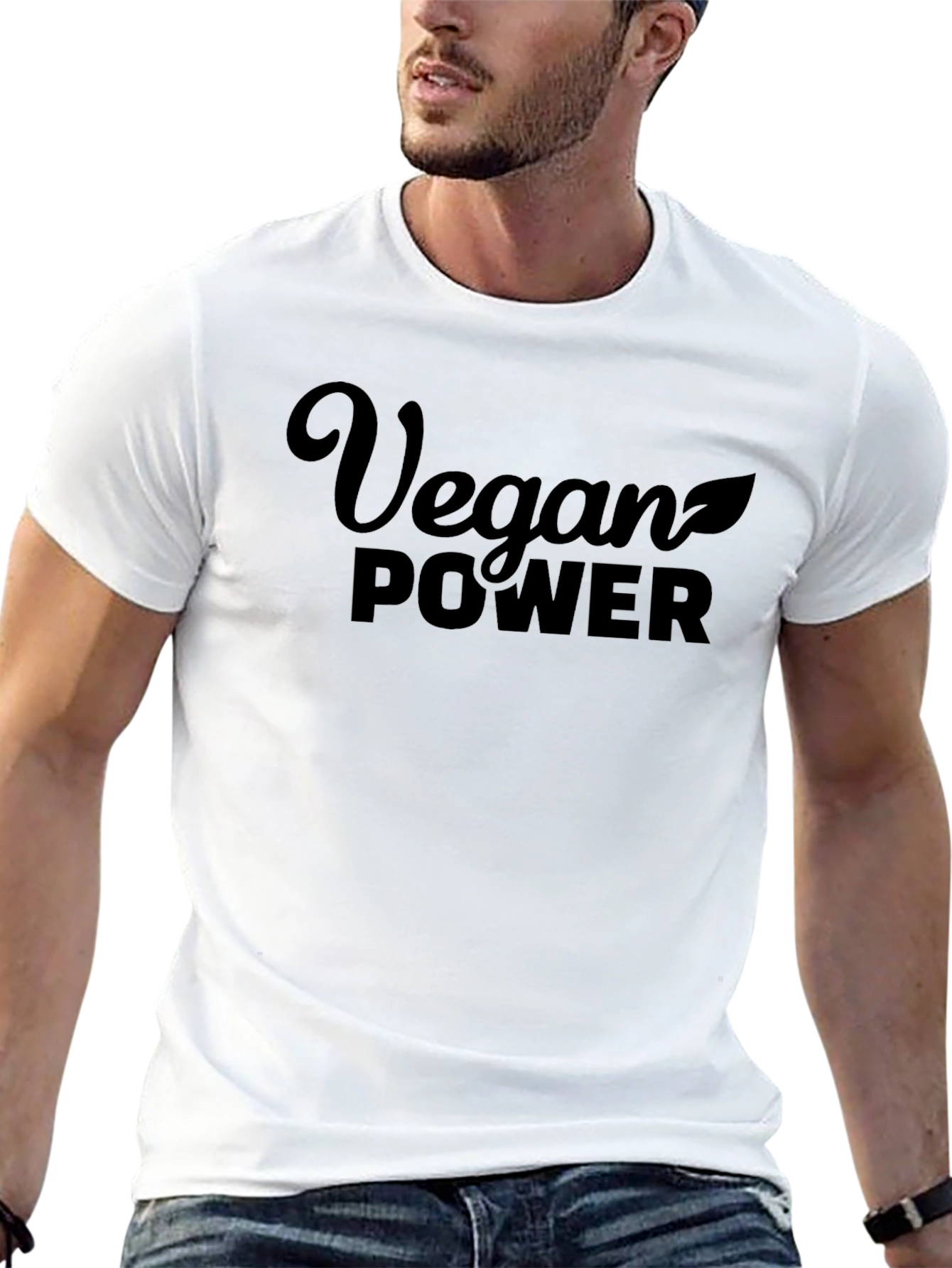 Vegan Power T-Shirt - Black