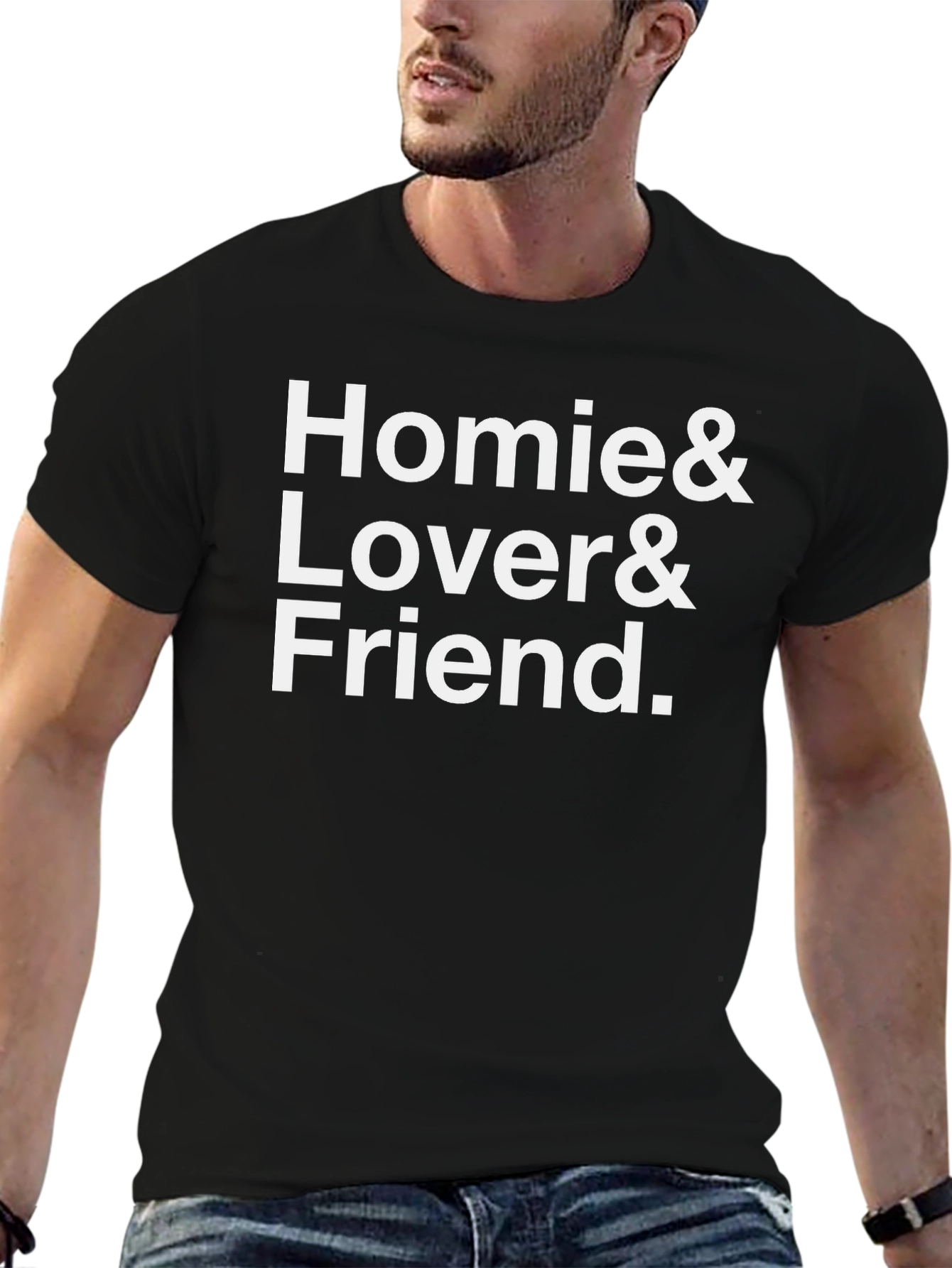Homie Lover Friend Black T-Shirt