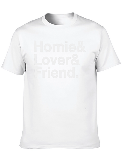 Homie Lover Friend Black T-Shirt