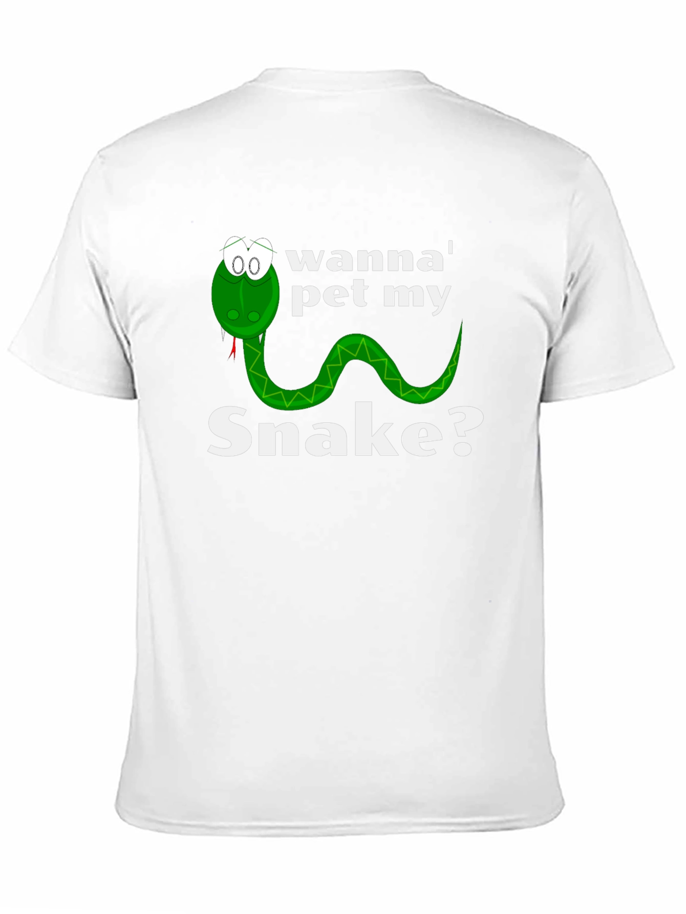 Wanna Pet My Snake? Funny Graphic T-Shirt