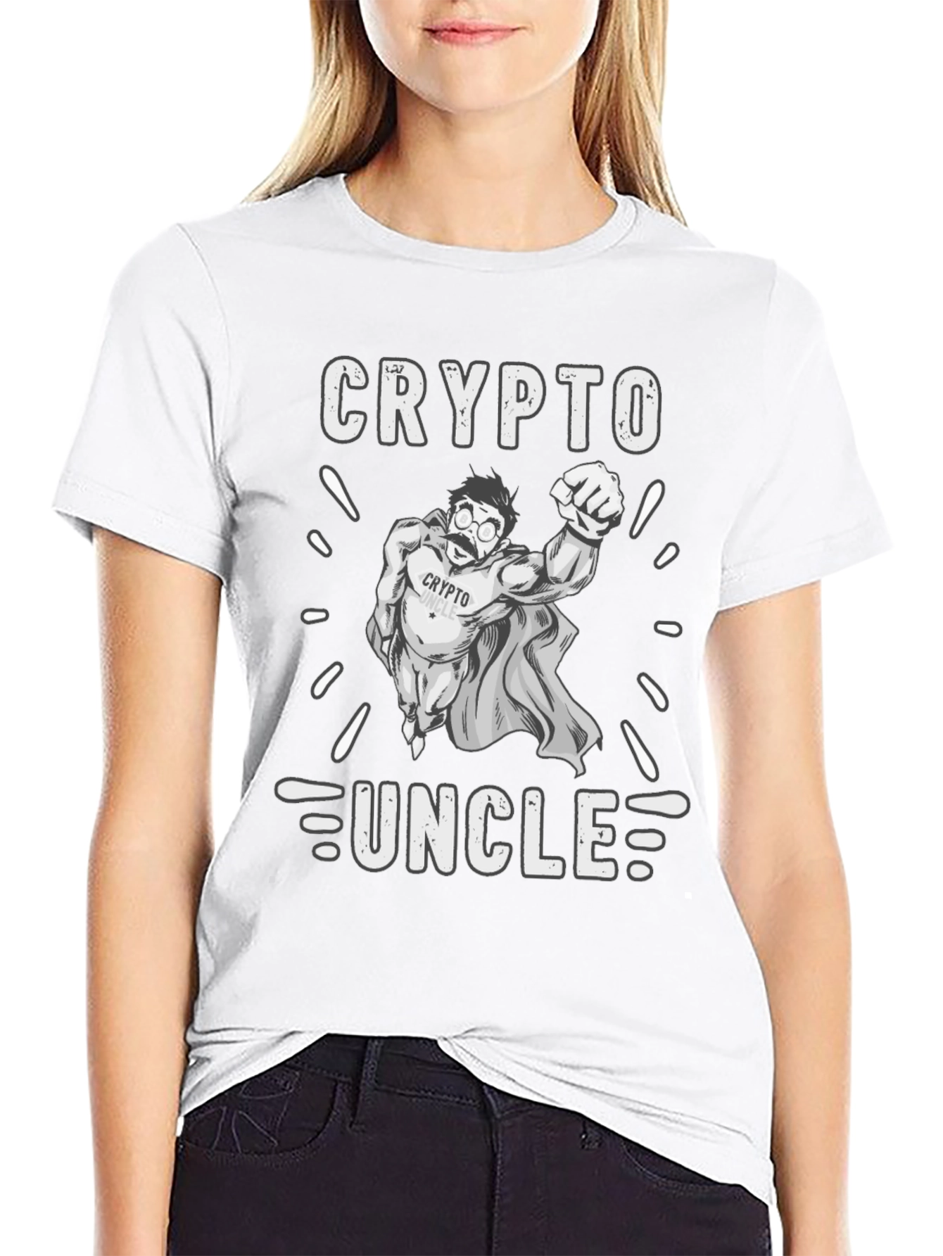 Crypto Uncle T-Shirt - Bitcoin Lover
