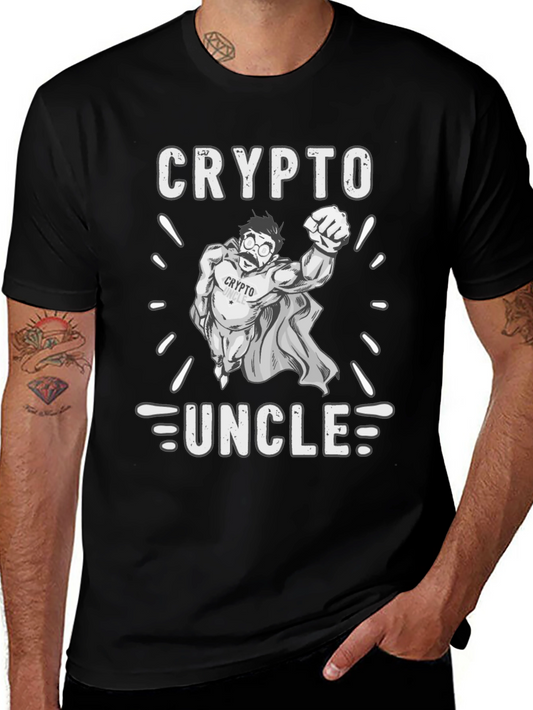 Crypto Uncle T-Shirt - Bitcoin Lover