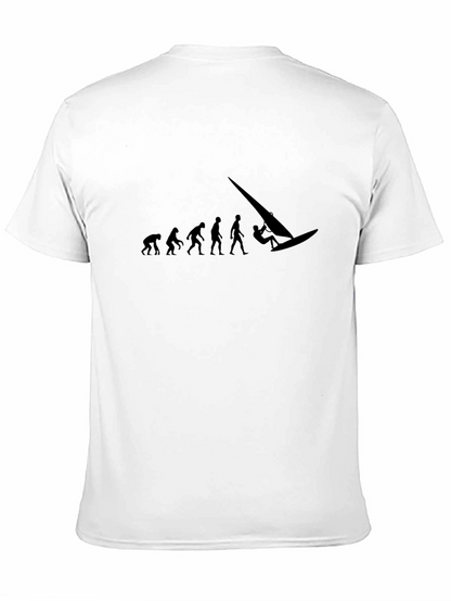 Evolution of Windsurfing Graphic T-Shirt