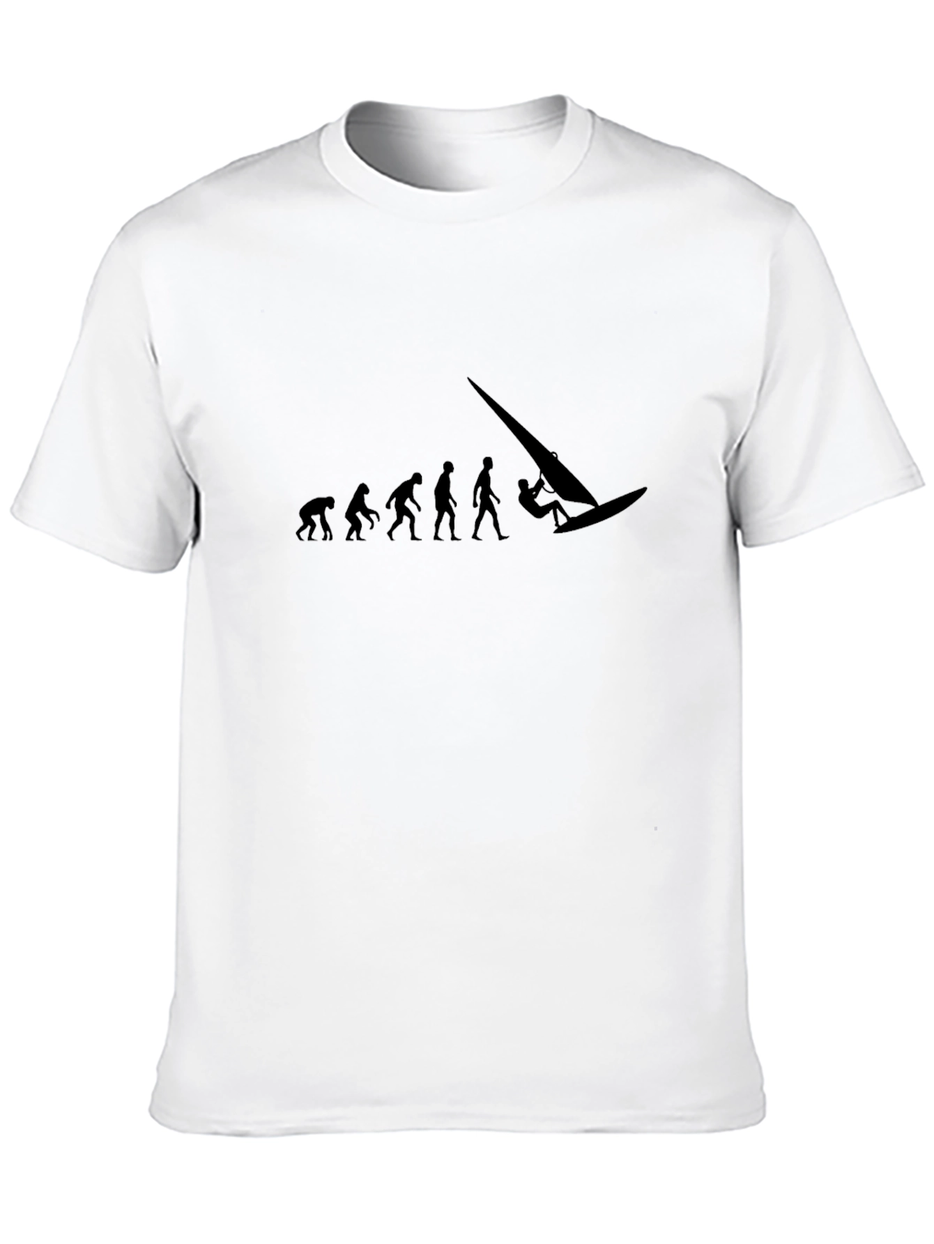 Evolution of Windsurfing Graphic T-Shirt