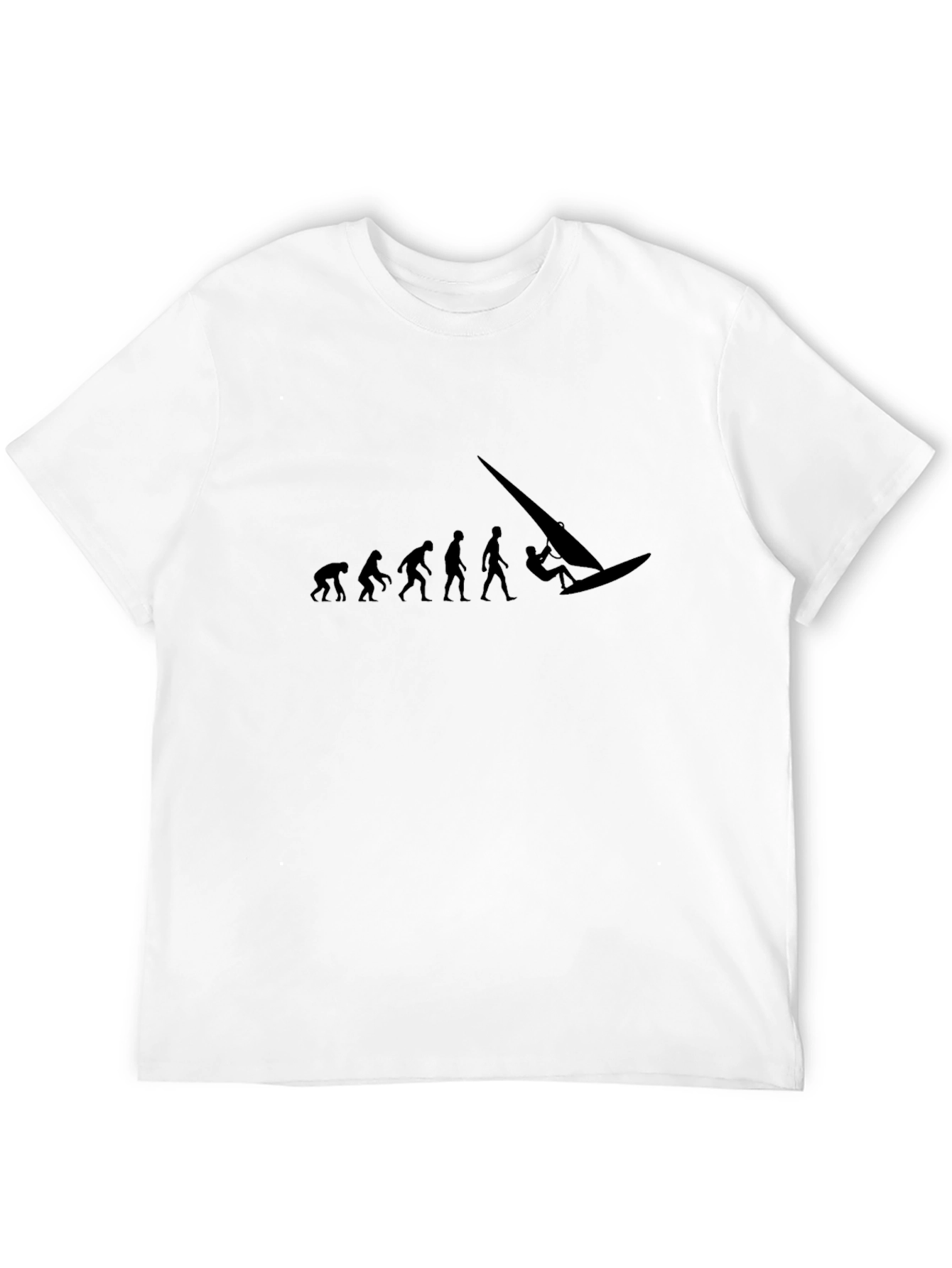 Evolution of Windsurfing Graphic T-Shirt