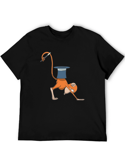 Magical Monkey Graphic T-Shirt - Fun Black Tee