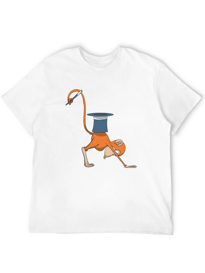 Magical Monkey Graphic T-Shirt - Fun Black Tee