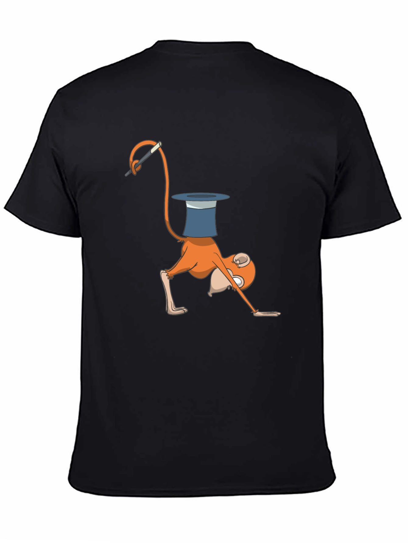 Magical Monkey Graphic T-Shirt - Fun Black Tee