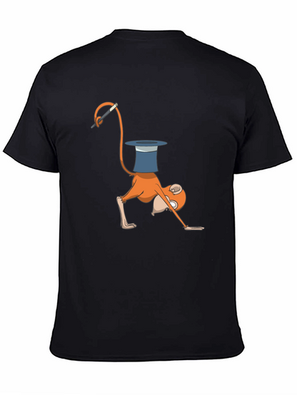 Magical Monkey Graphic T-Shirt - Fun Black Tee