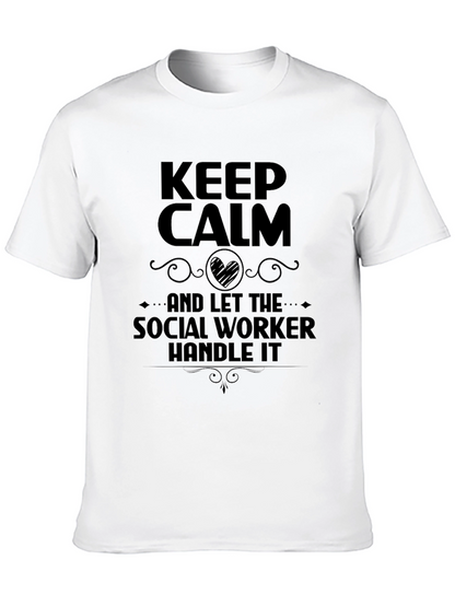 Keep Calm Social Worker T-Shirt