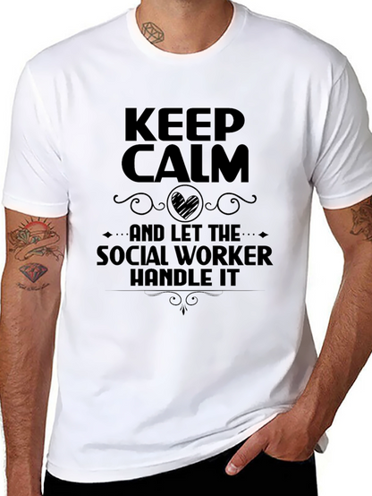 Keep Calm Social Worker T-Shirt