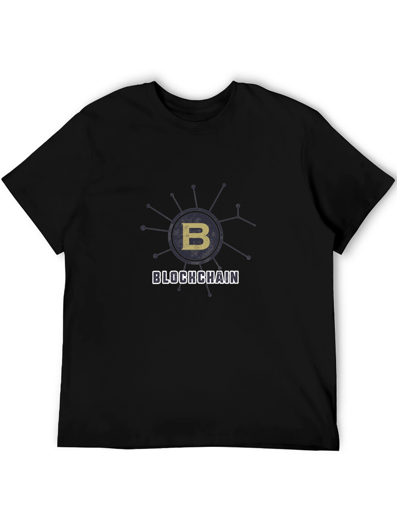 Blockchain Black Graphic Tee