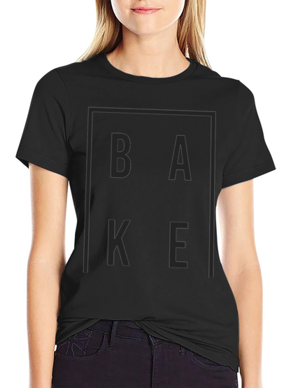 Bake Graphic Black T-Shirt