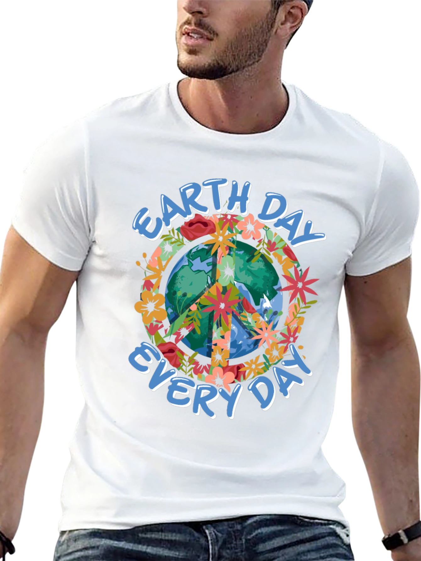 Earth Day Every Day Peace Sign T-Shirt