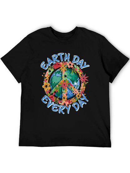Earth Day Every Day Peace Sign T-Shirt
