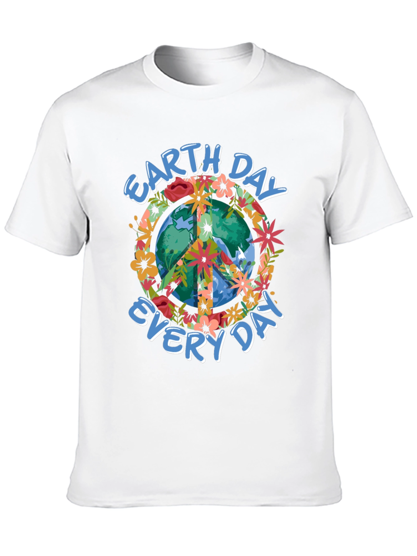 Earth Day Every Day Peace Sign T-Shirt