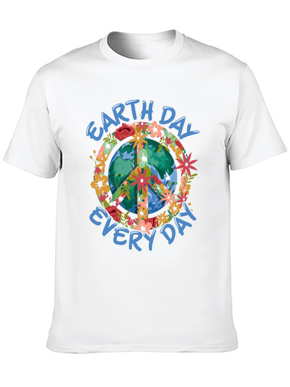 Earth Day Every Day Peace Sign T-Shirt