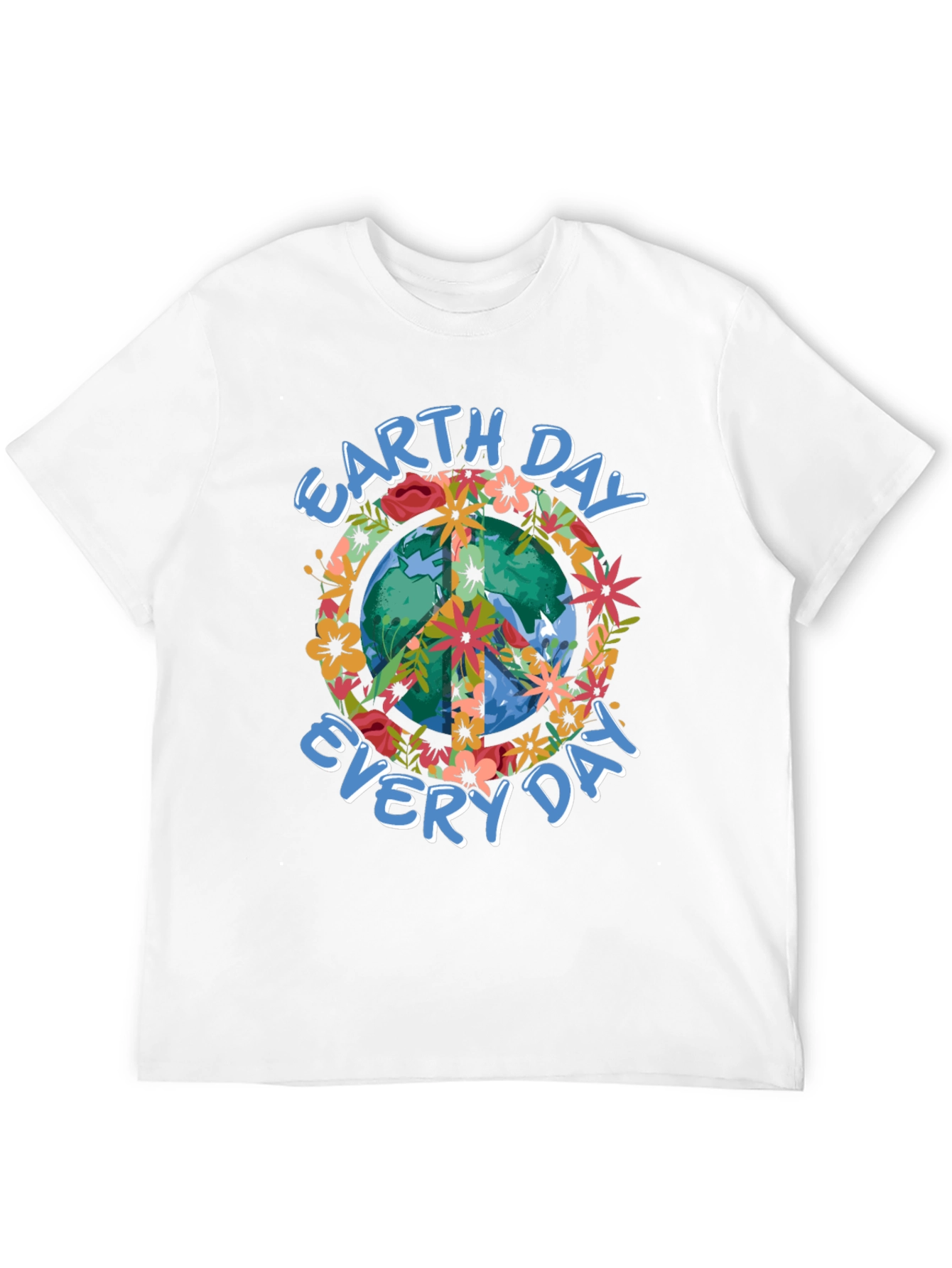 Earth Day Every Day Peace Sign T-Shirt
