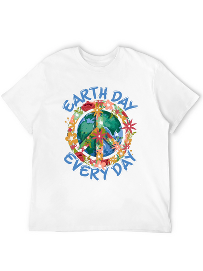 Earth Day Every Day Peace Sign T-Shirt