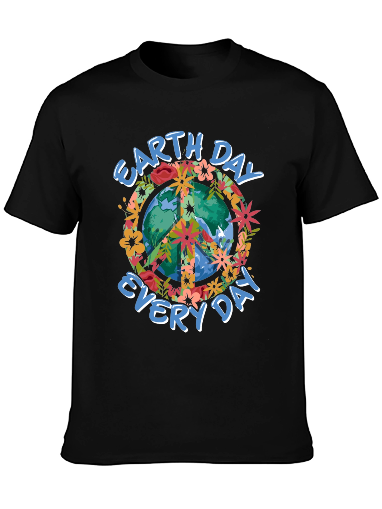 Earth Day Every Day Peace Sign T-Shirt