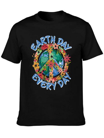 Earth Day Every Day Peace Sign T-Shirt