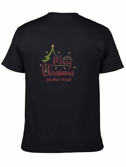 Merry Christmas Shitter Full Black T-Shirt