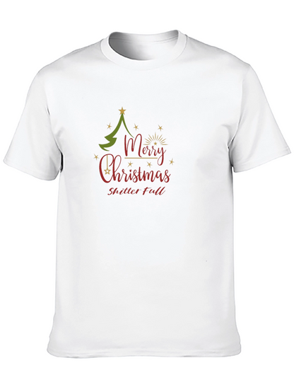 Merry Christmas Shitter Full Black T-Shirt