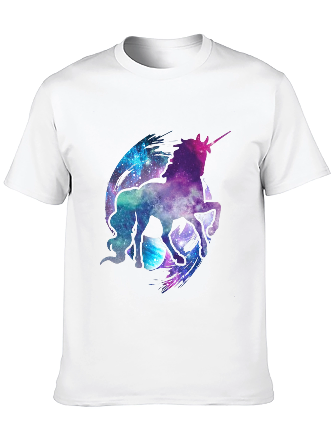 Galaxy Unicorn Black T-Shirt