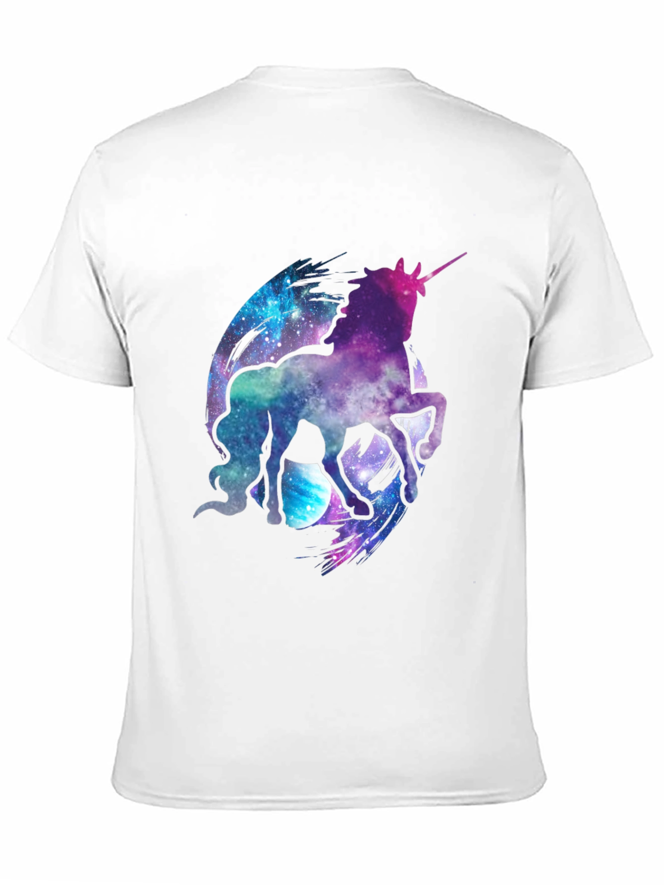 Galaxy Unicorn Black T-Shirt