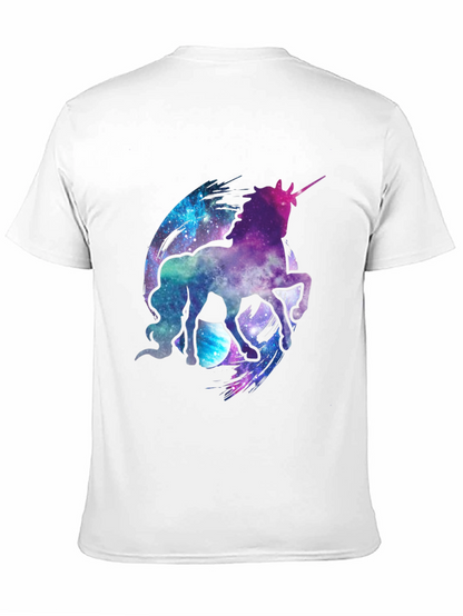 Galaxy Unicorn Black T-Shirt