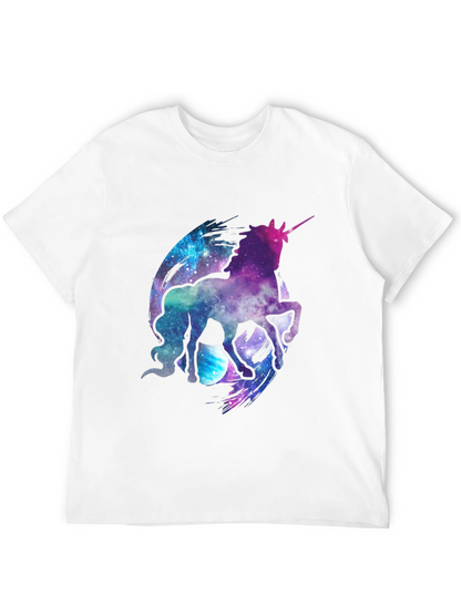 Galaxy Unicorn Black T-Shirt