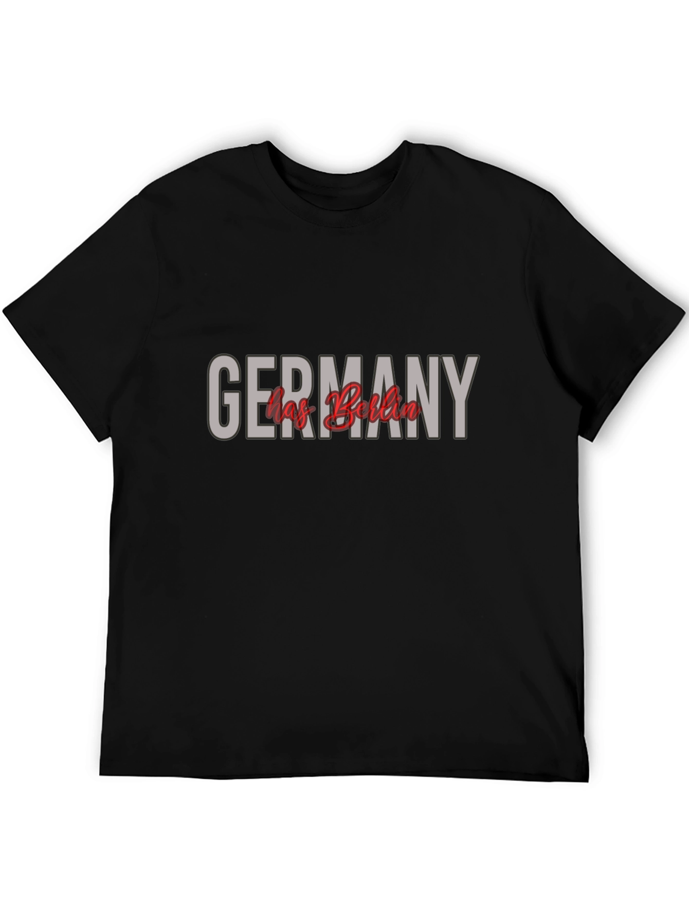 Germany Has Berlin Graphic T-Shirt - Stylish Black Tee